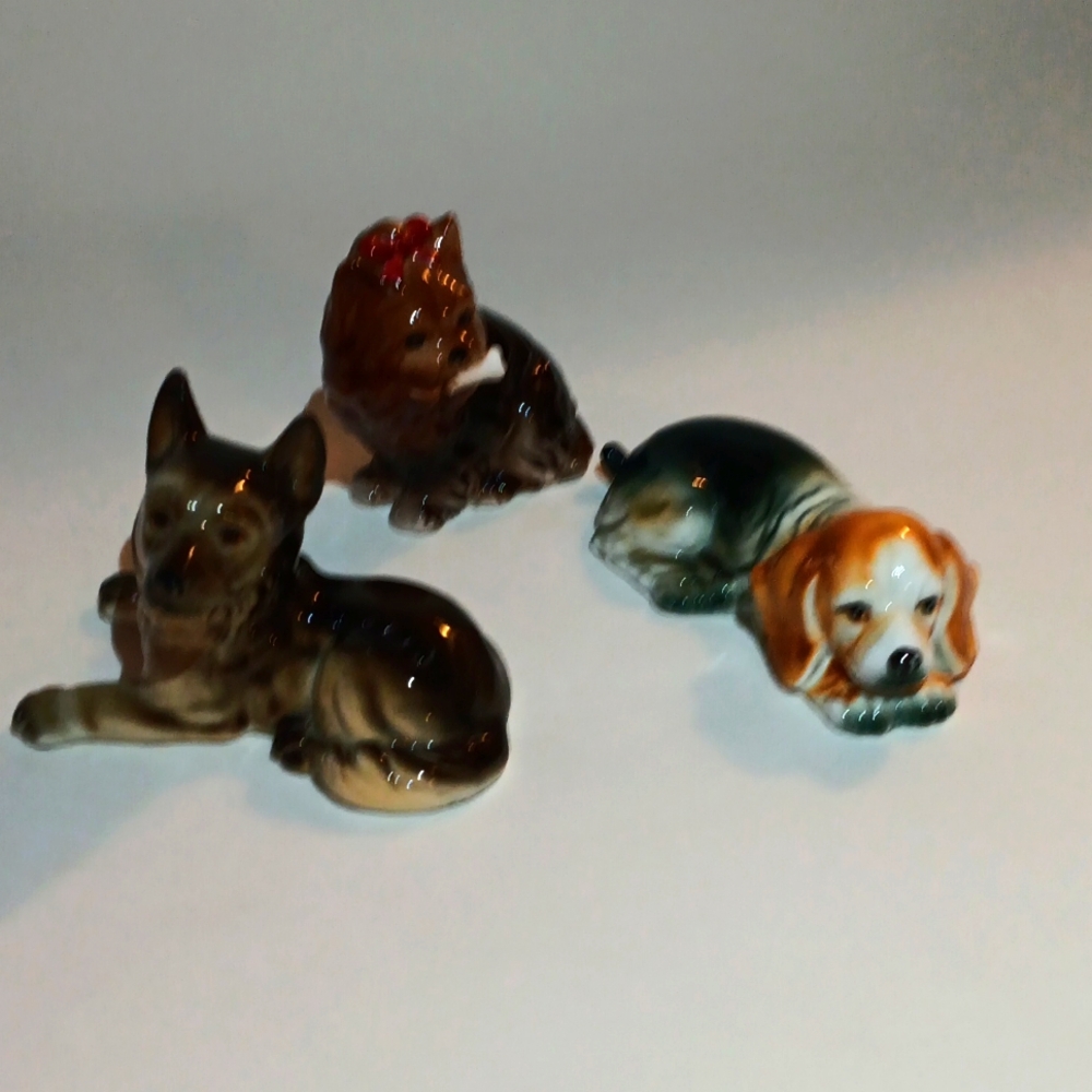 Ceramic dogs figurines - Picture 2 of 6